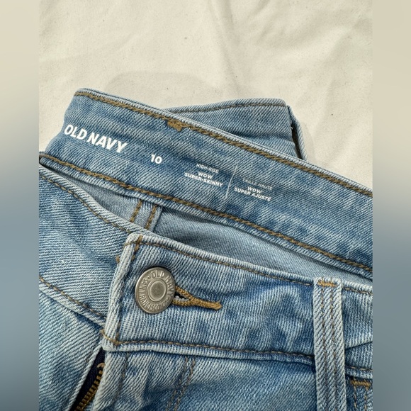 Old Navy High Rise Wow Super Skinny Size 10 Light Fade Jeans Womens - Picture 2 of 4